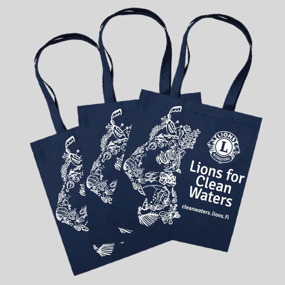 3 tote bag combo - Lions for Clean Waters (incl. delivery)