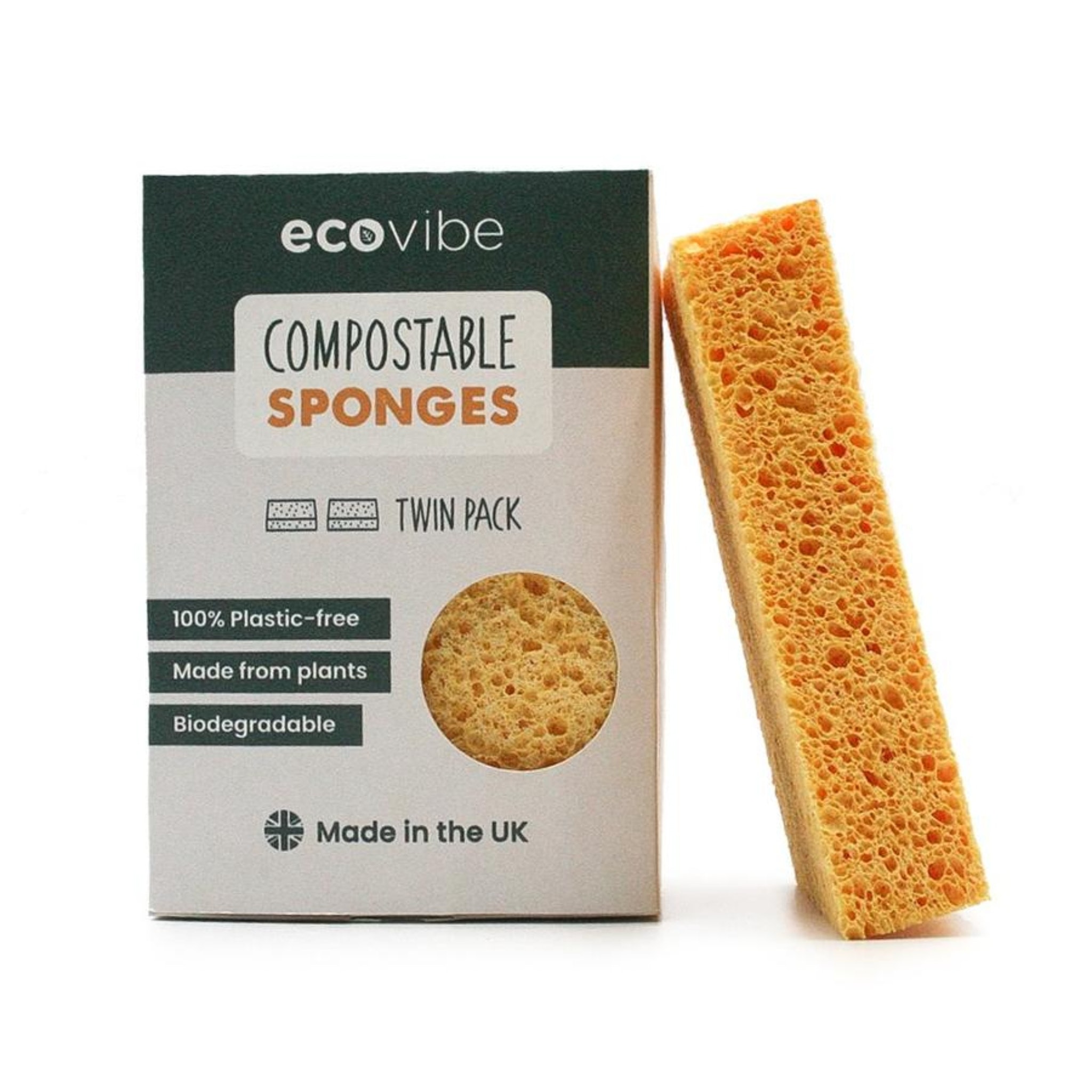 Compostable sponges two pack (Ecovibe)