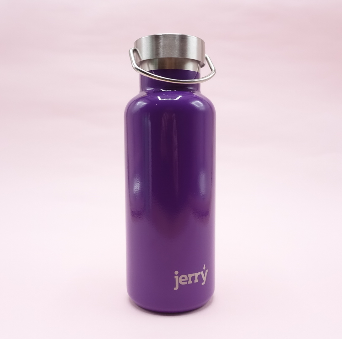 Jerry Bottle: Stainless Steel Water Bottle - Purple