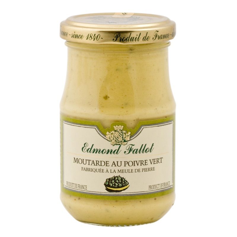 Edmond Fallot Dijon Mustard with Green Peppercorn 210g Culinaris UK Ltd.