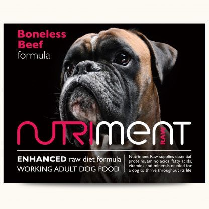 nutriment frozen dog food