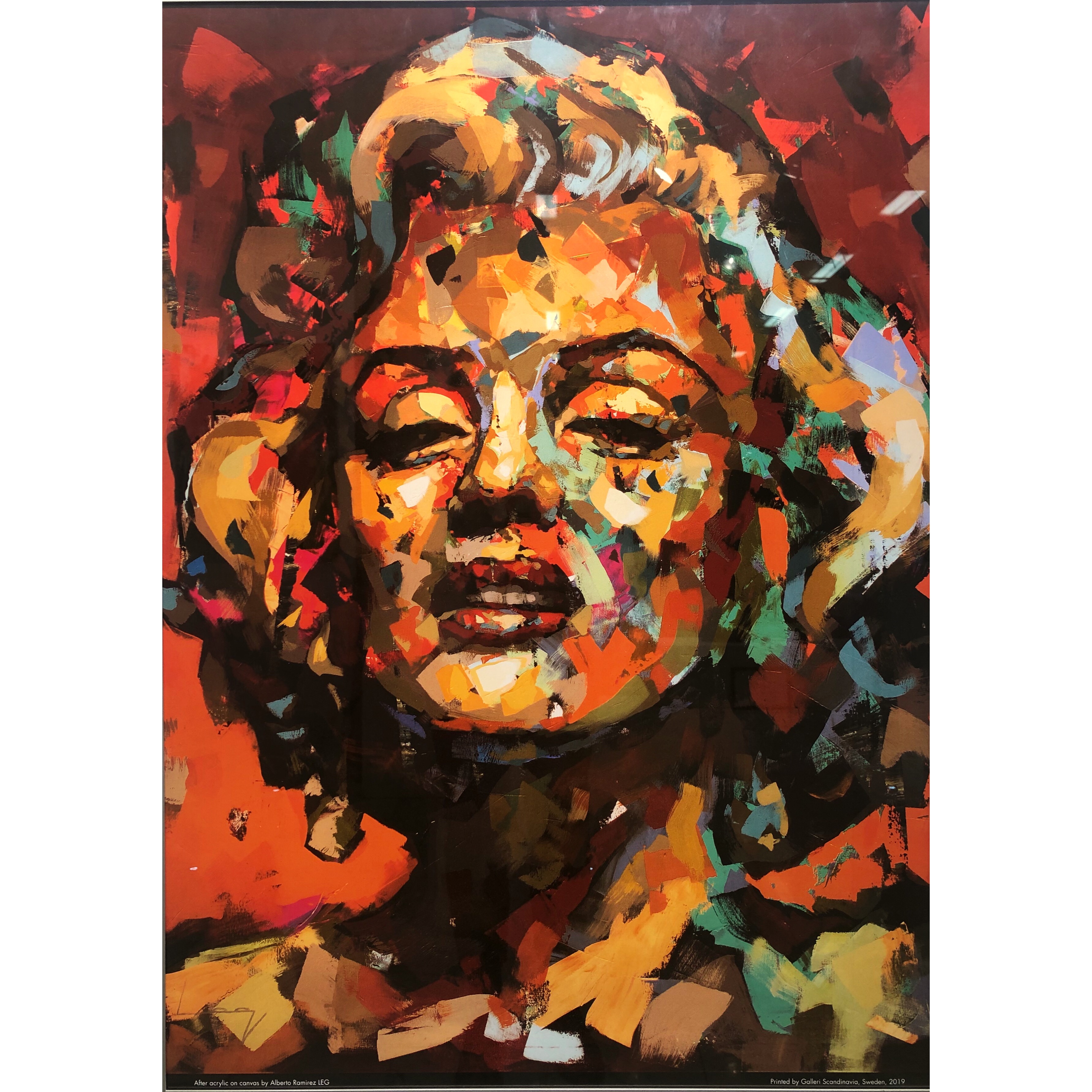 "Marilyn" Limited edition poster by LEG, 50x70 cm