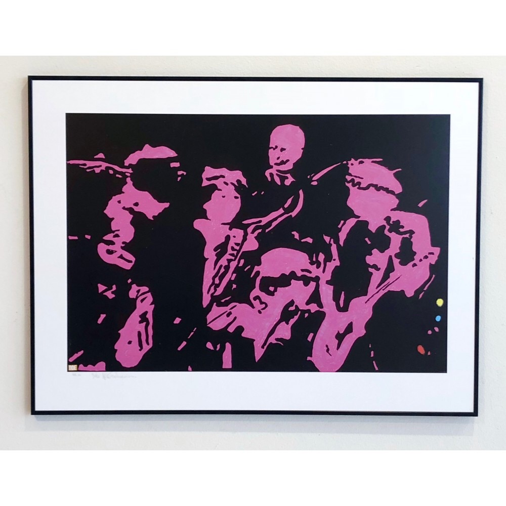 "The Rolling Stones, #10" by Noe Eriksson. 80 x 60 cm