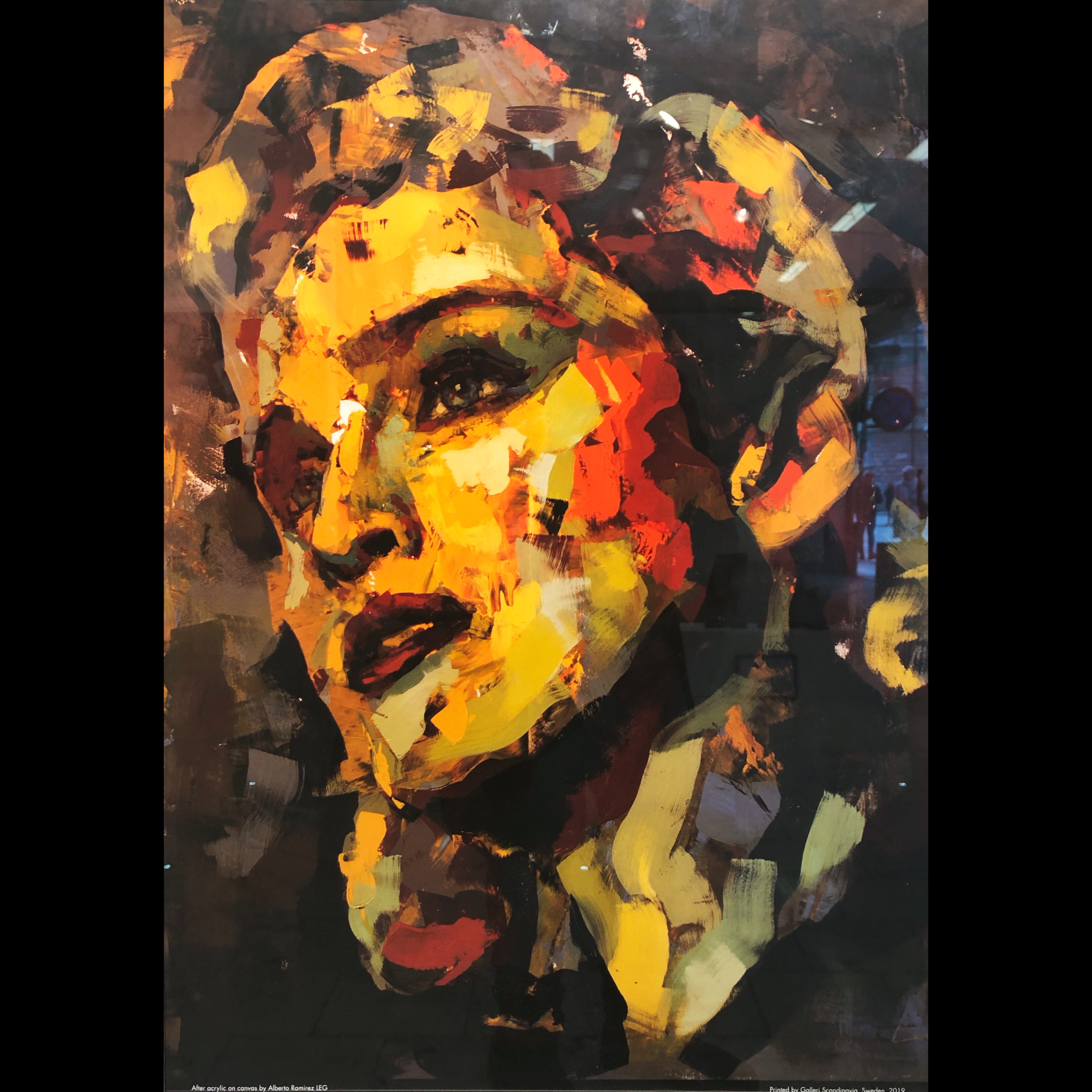 "Madonna" Limited edition poster by LEG, 50x70 cm