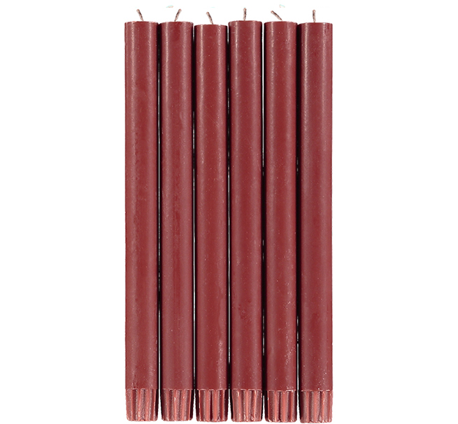 Guardsman Red Eco Dinner Candles by British Colour Standard