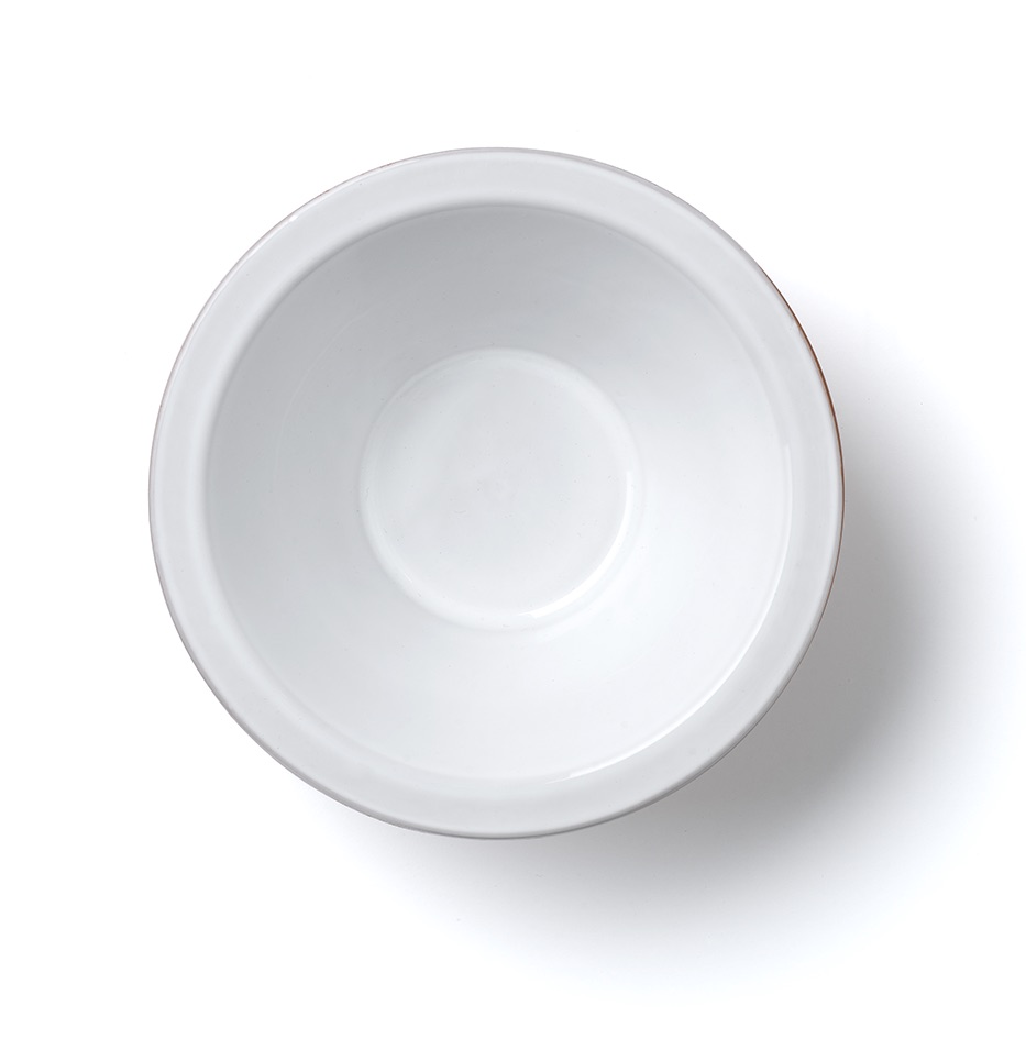 Small White Glazed Terracotta Bowl