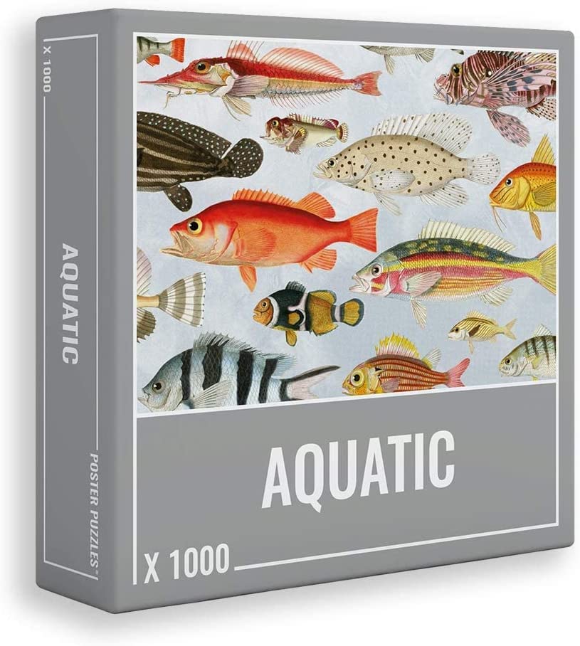Aquatic Jigsaw Puzzle (1000 pieces) & Poster by Cloudberries