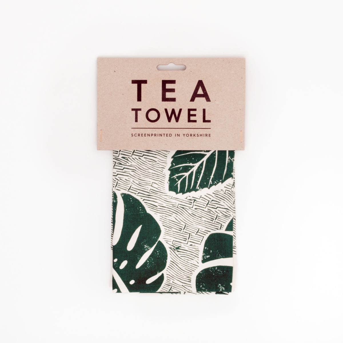 Monstera Leaf Tea Towel by Studio Wald