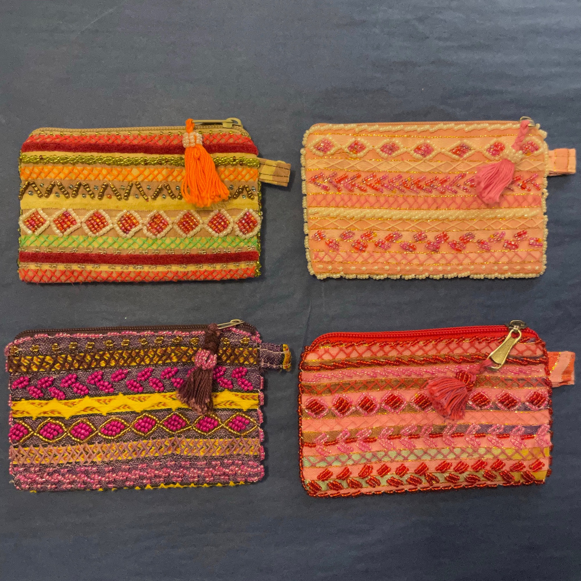 Small Bedouin Beaded Purse – Various Colours