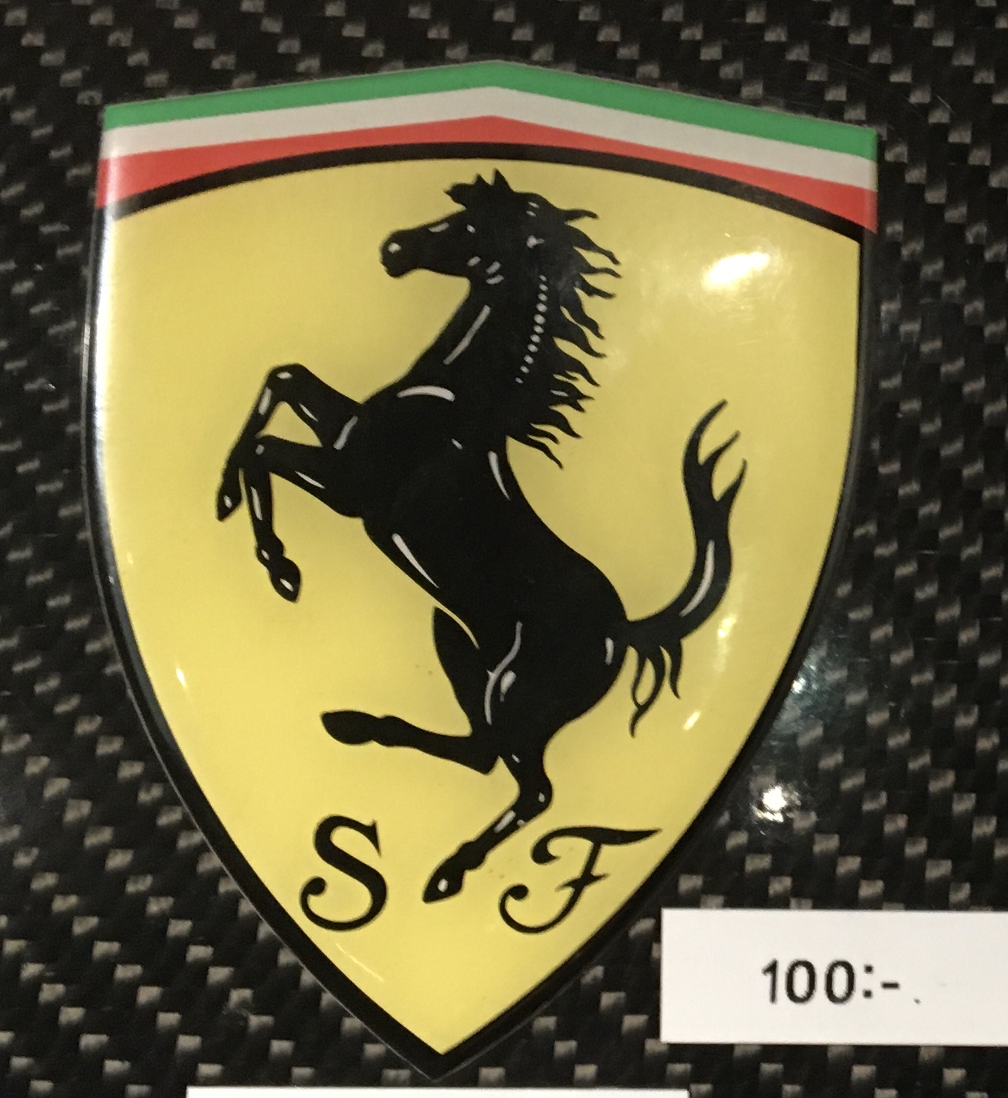 Ferrari Miscellaneous Wing Sticker (resin)