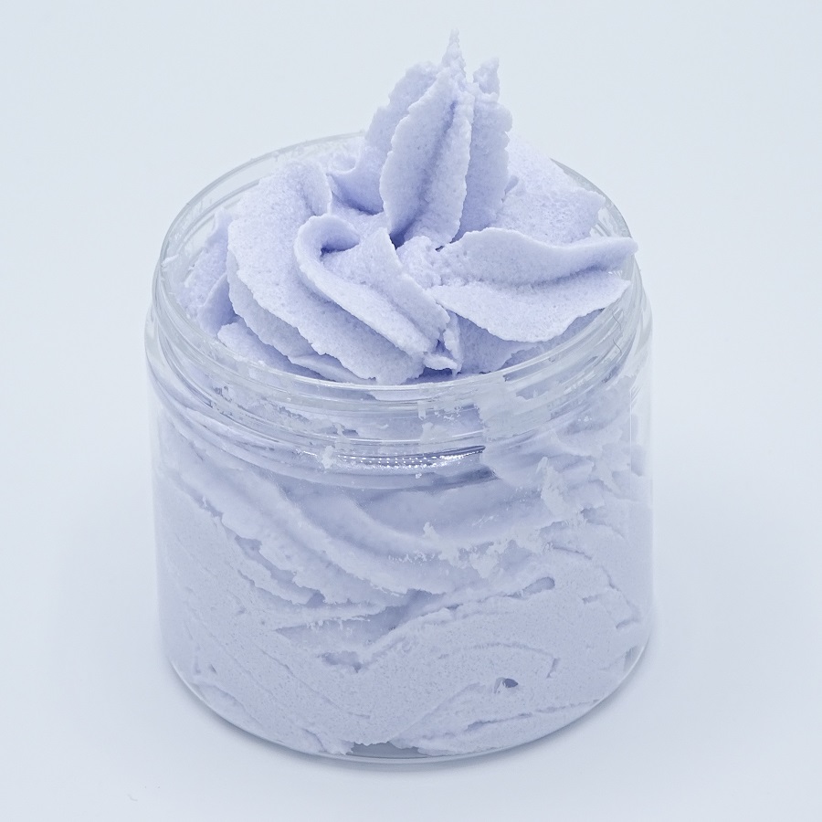 Lavender Essential Oil Body Scrub With Sea Salt & Kaolin Clay 