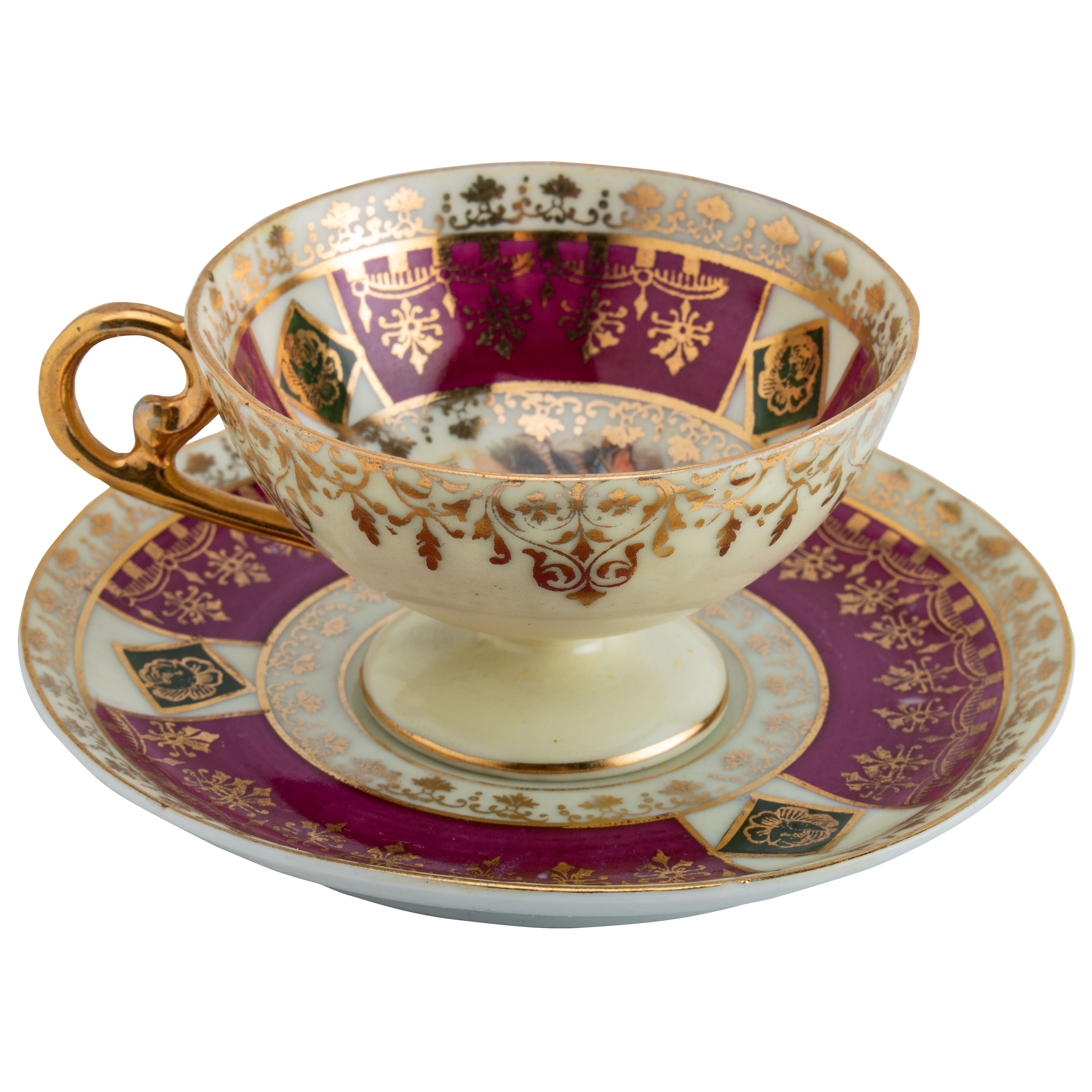 Oscar Schlegelmilch, porselensett - Berheim antik