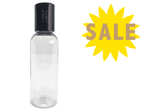 Clear PET bottles 50ml - Pack of 5 - SALE