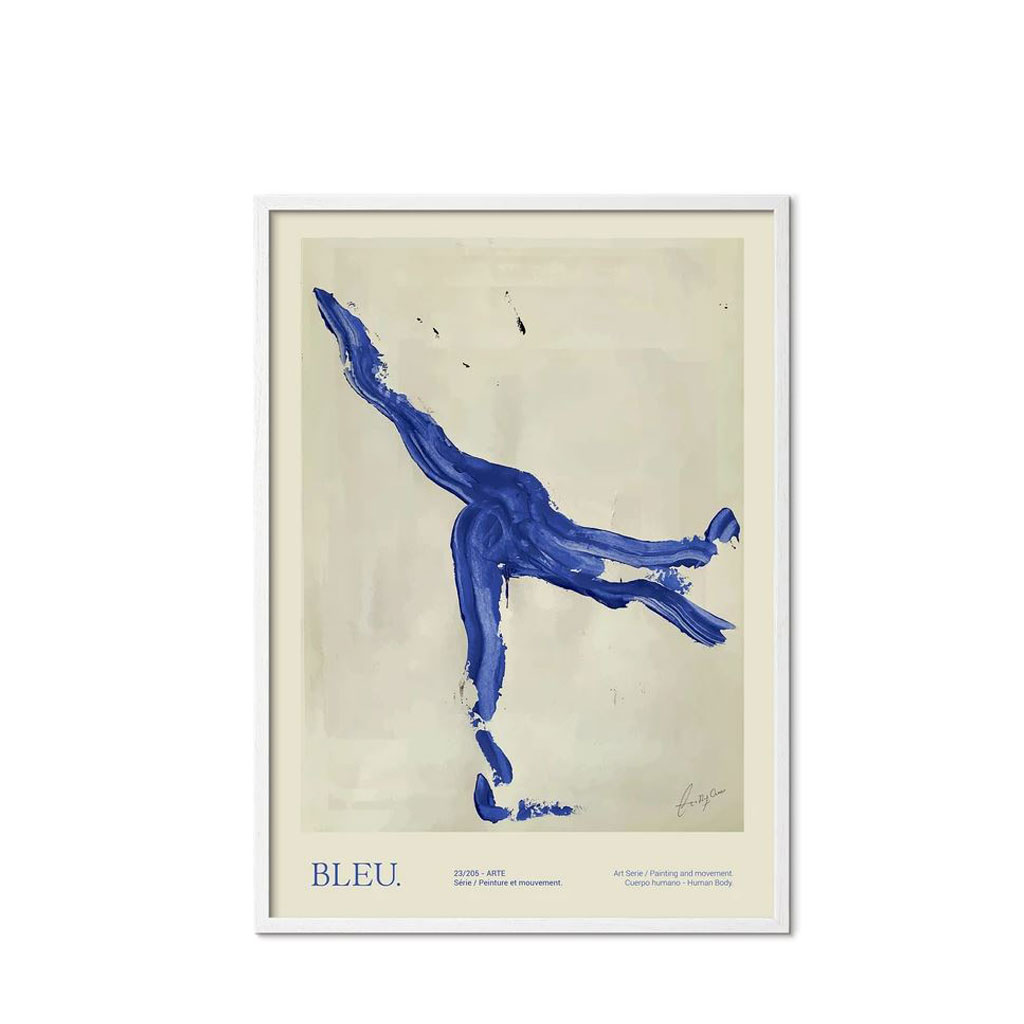 "Bleu", TPC Lucrecia Rey Caro, Plakat 30x40cm