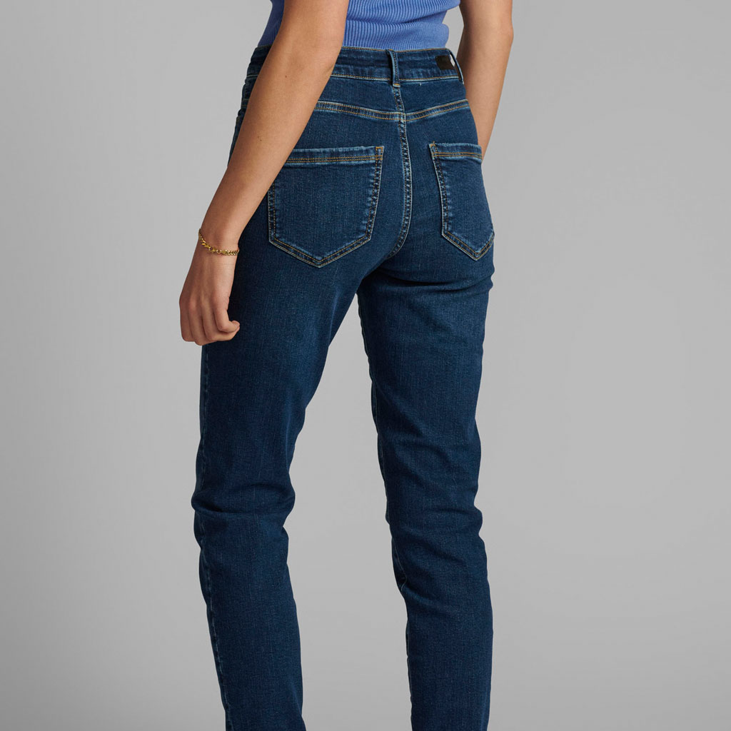 Jeans med stretch, Denimblå, Nümph