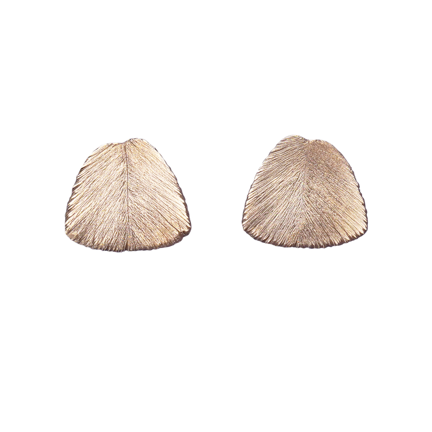 Serenity earrings, bronze | pronssiset nappikorvakorut