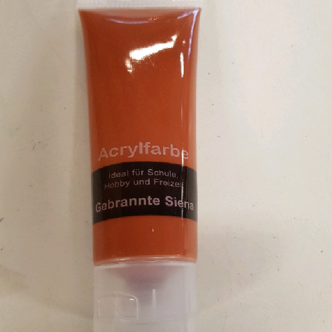 Akrylfärg siena