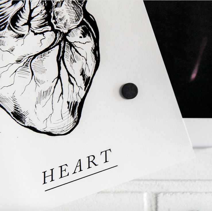 Ainoa Graphic Design: Heart-juliste