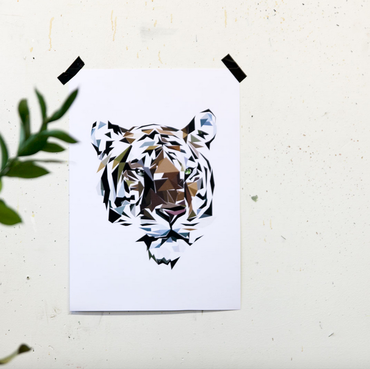 Ainoa Graphic Design: Tiger-juliste