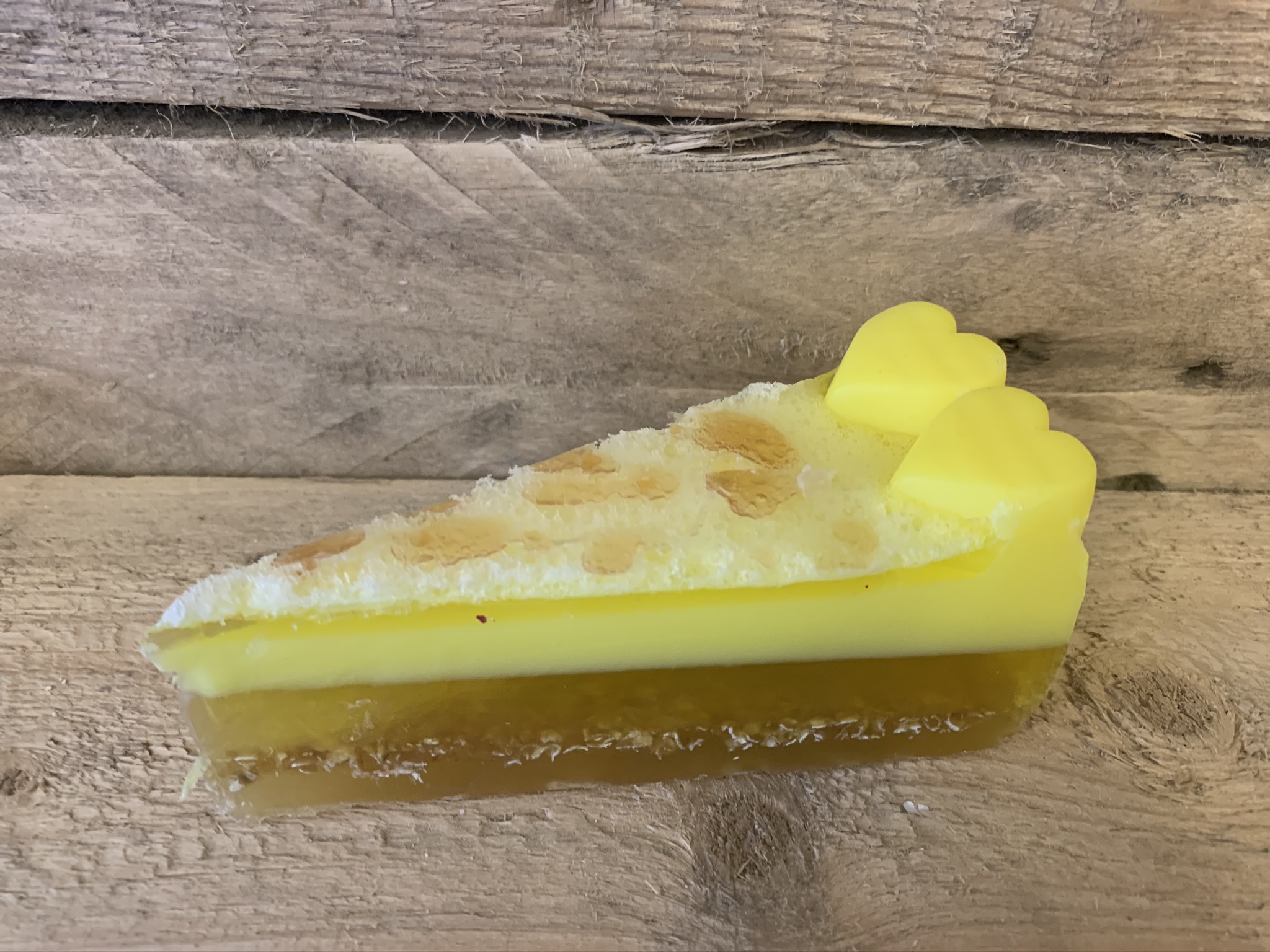Lemon Meringue Soap Cake Slice