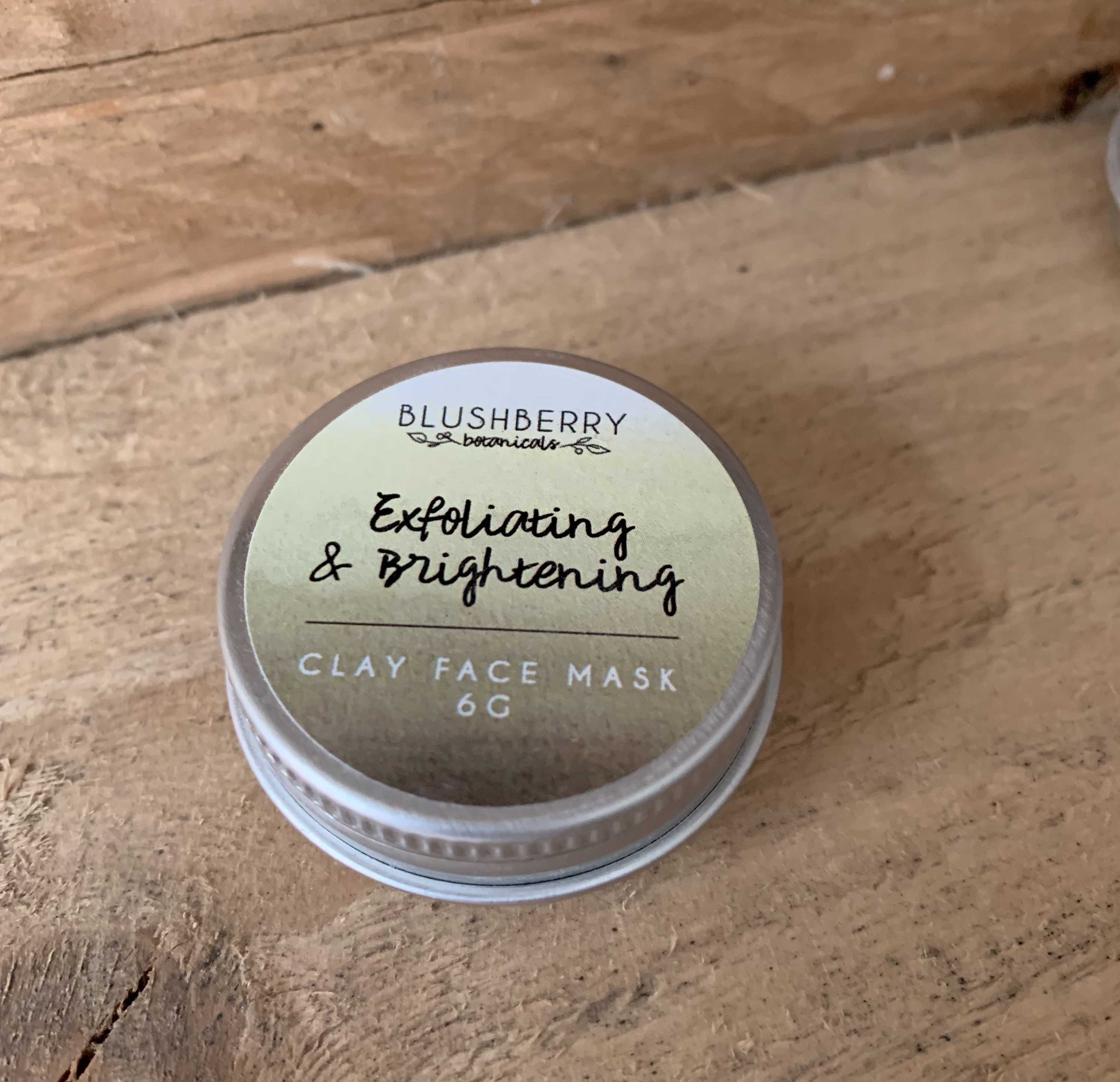 Exfoliating and Brightening Blushberry Botanicals Clay Face Mask