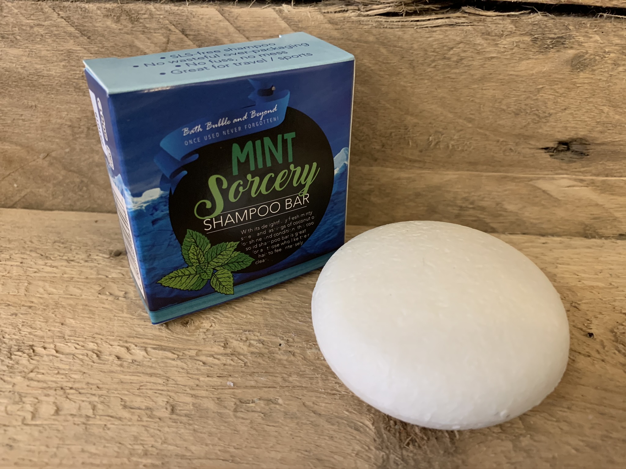 Mint Sorcery Boxed Solid Shampoo Bar