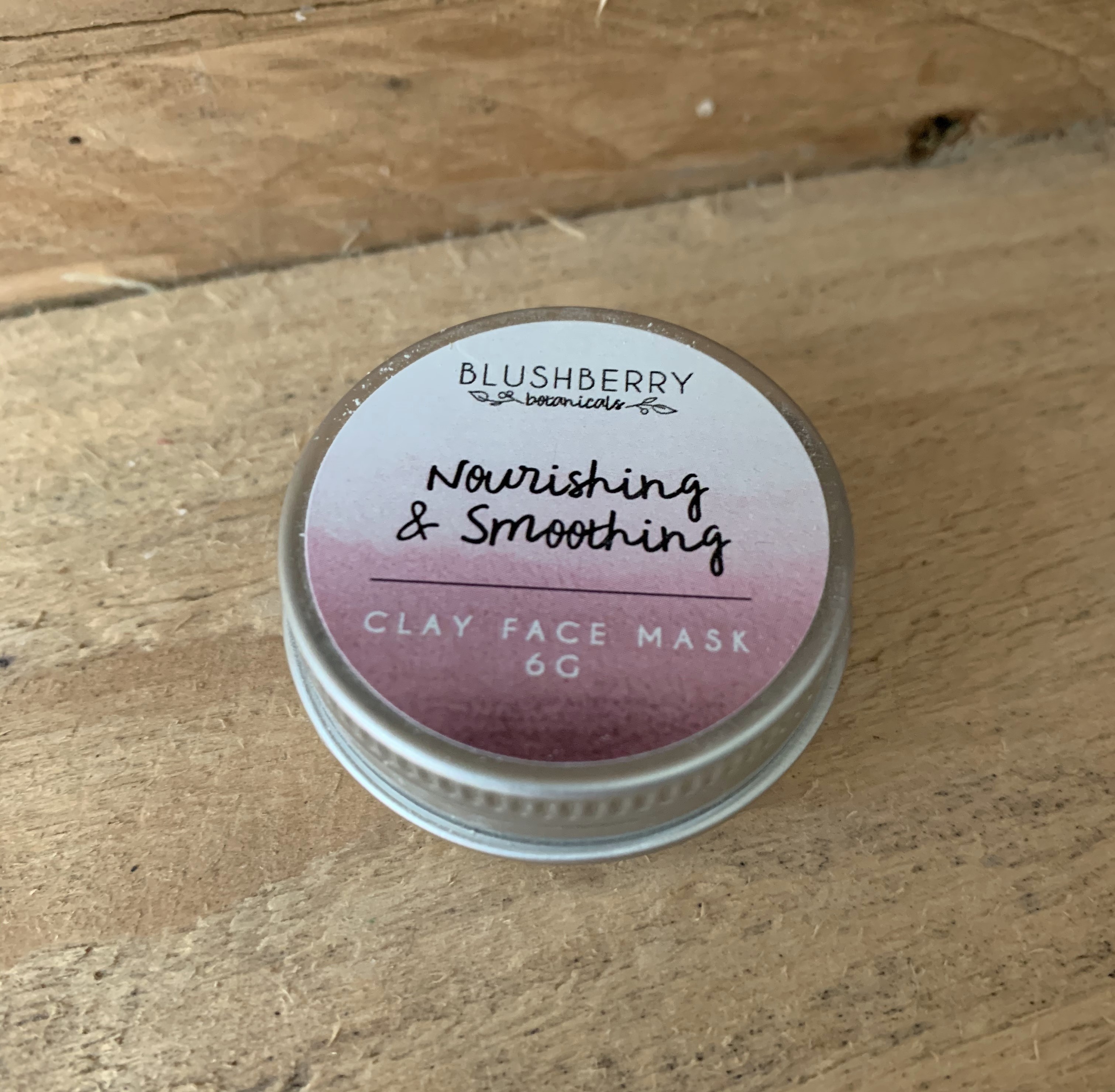 Nourishing and Smoothing Blushberry Botanicals Clay Face Mask