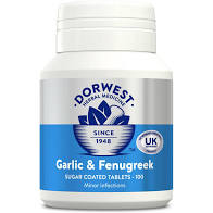 Dorwest Garlic & Fenugreek 100 tablets