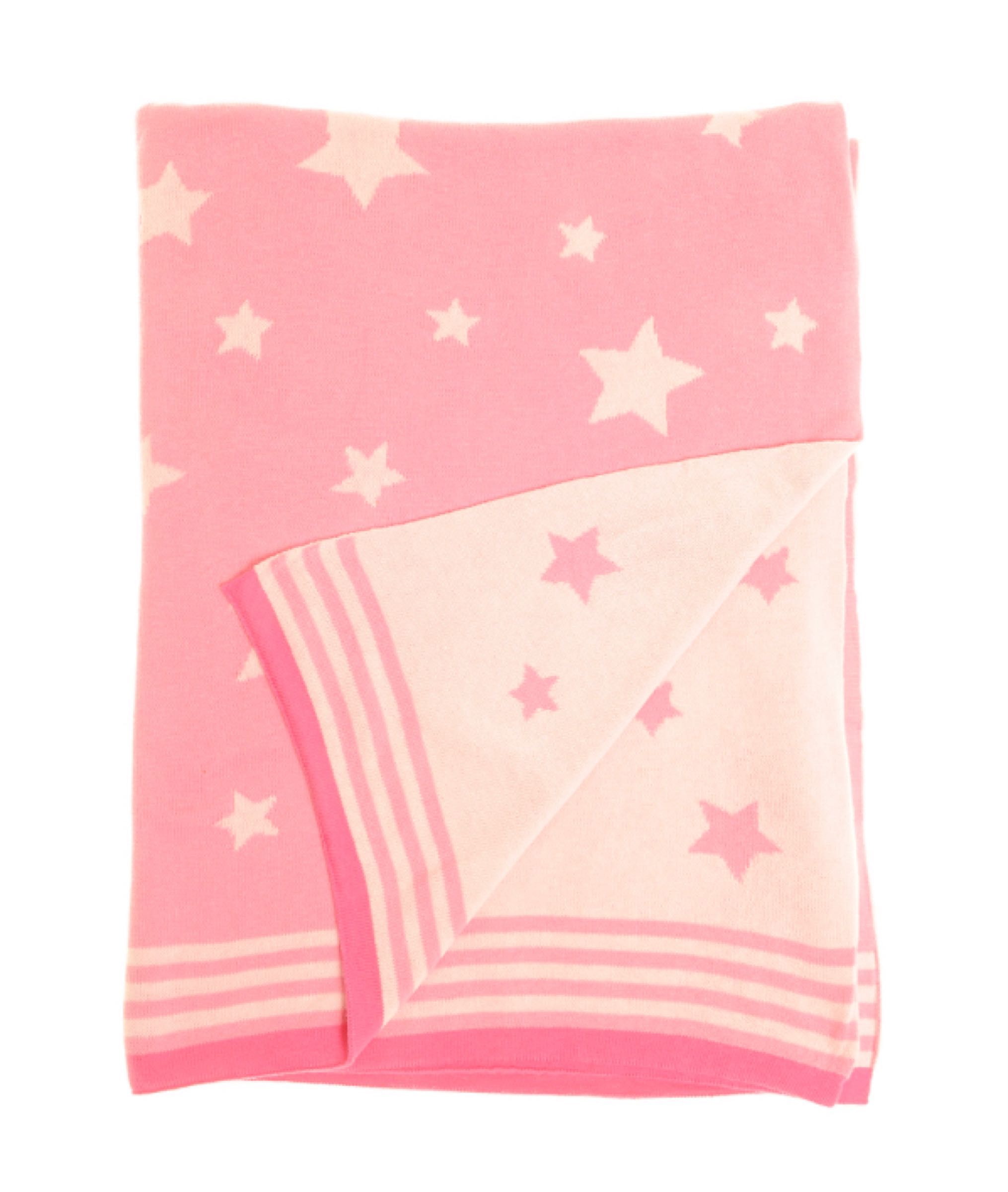 Pink star blanket 