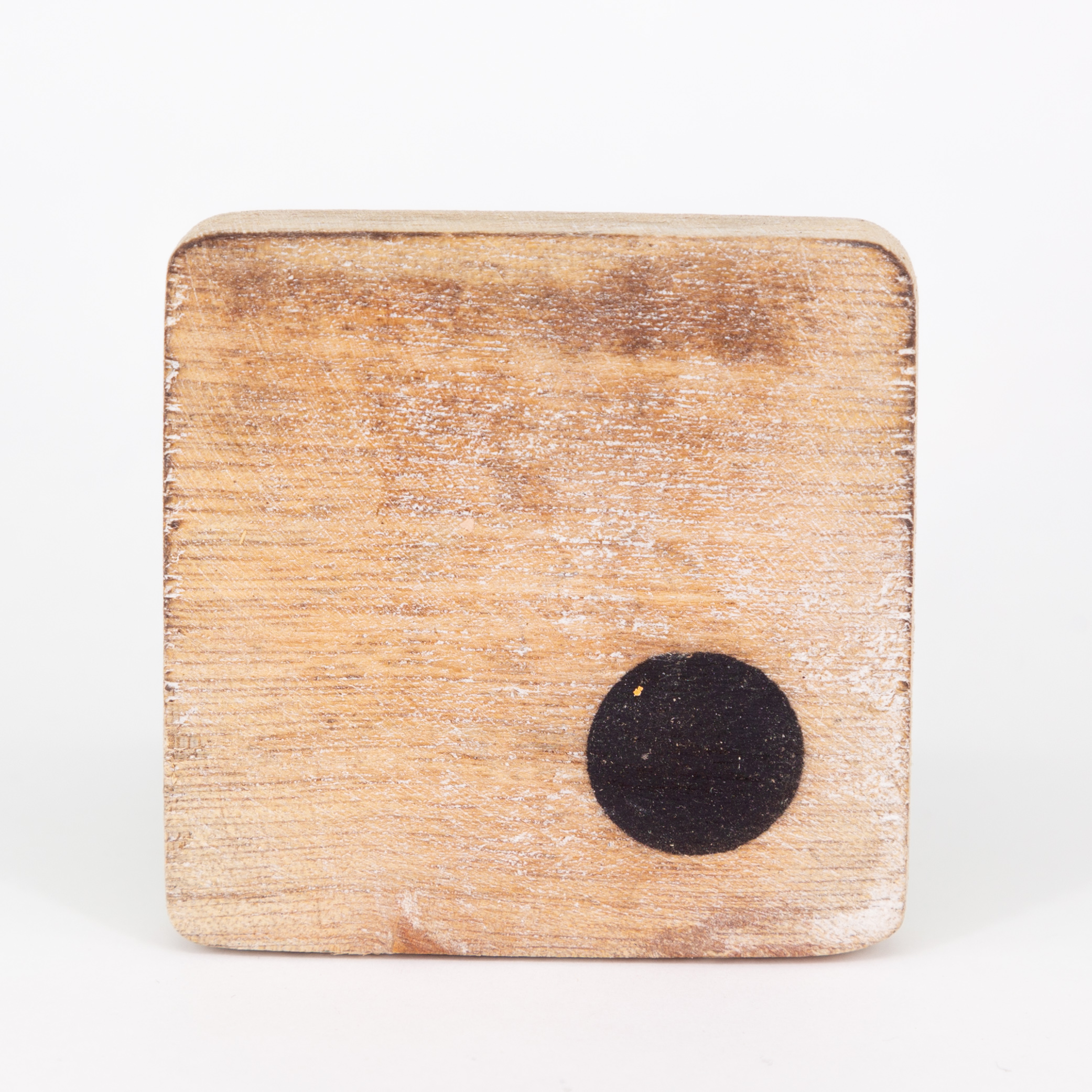 Holzsymbol - Punkt - im Scrabble-Style
