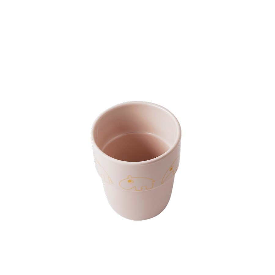 Becher gold/rosa - Yummy mug - Contour gold/ powder - Done by Deer