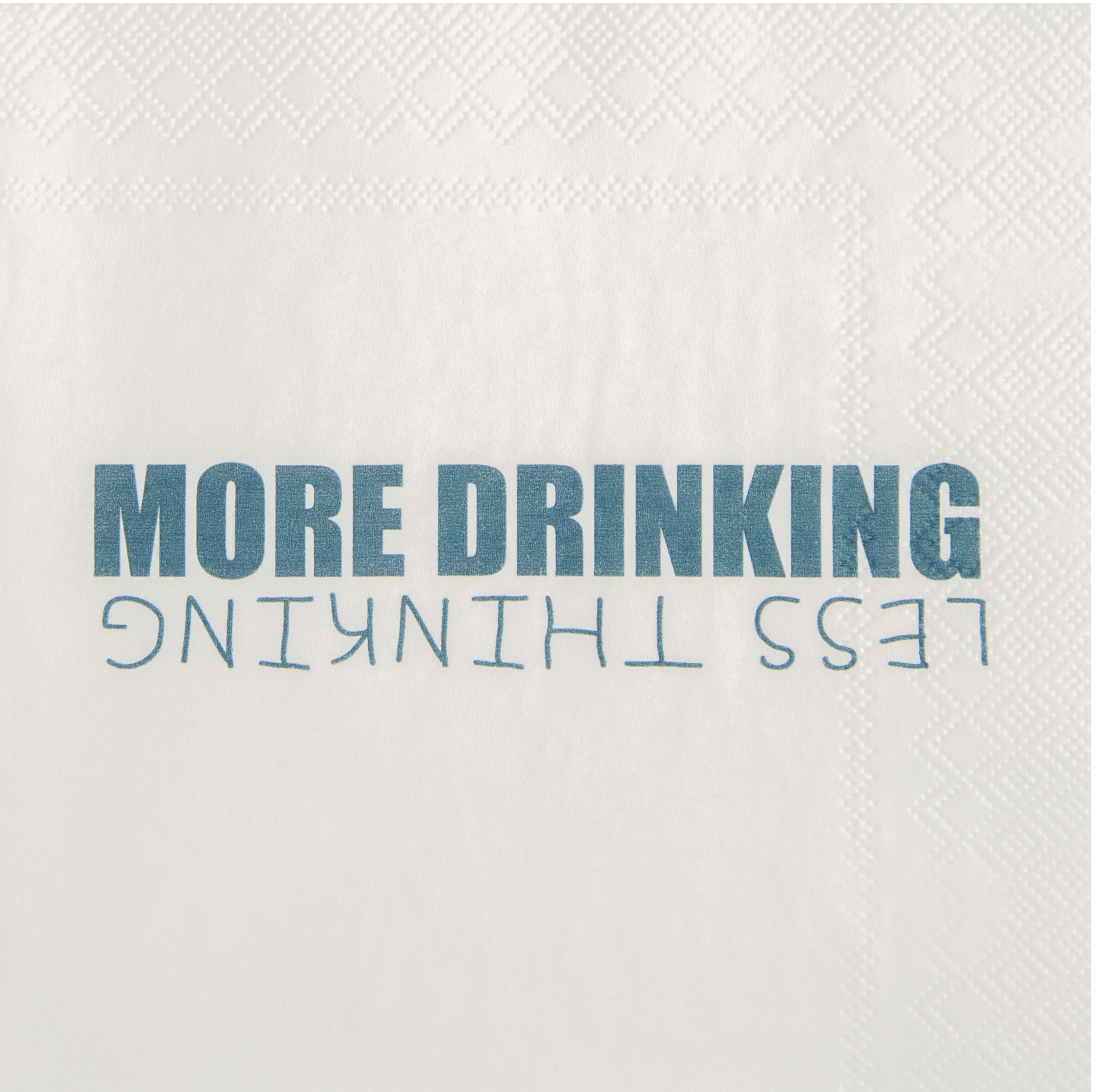 Cocktailservietten "More drinking" - räder