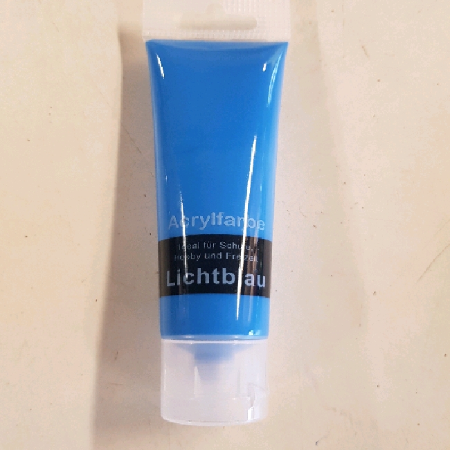 Akrylfärg blå 75 ml