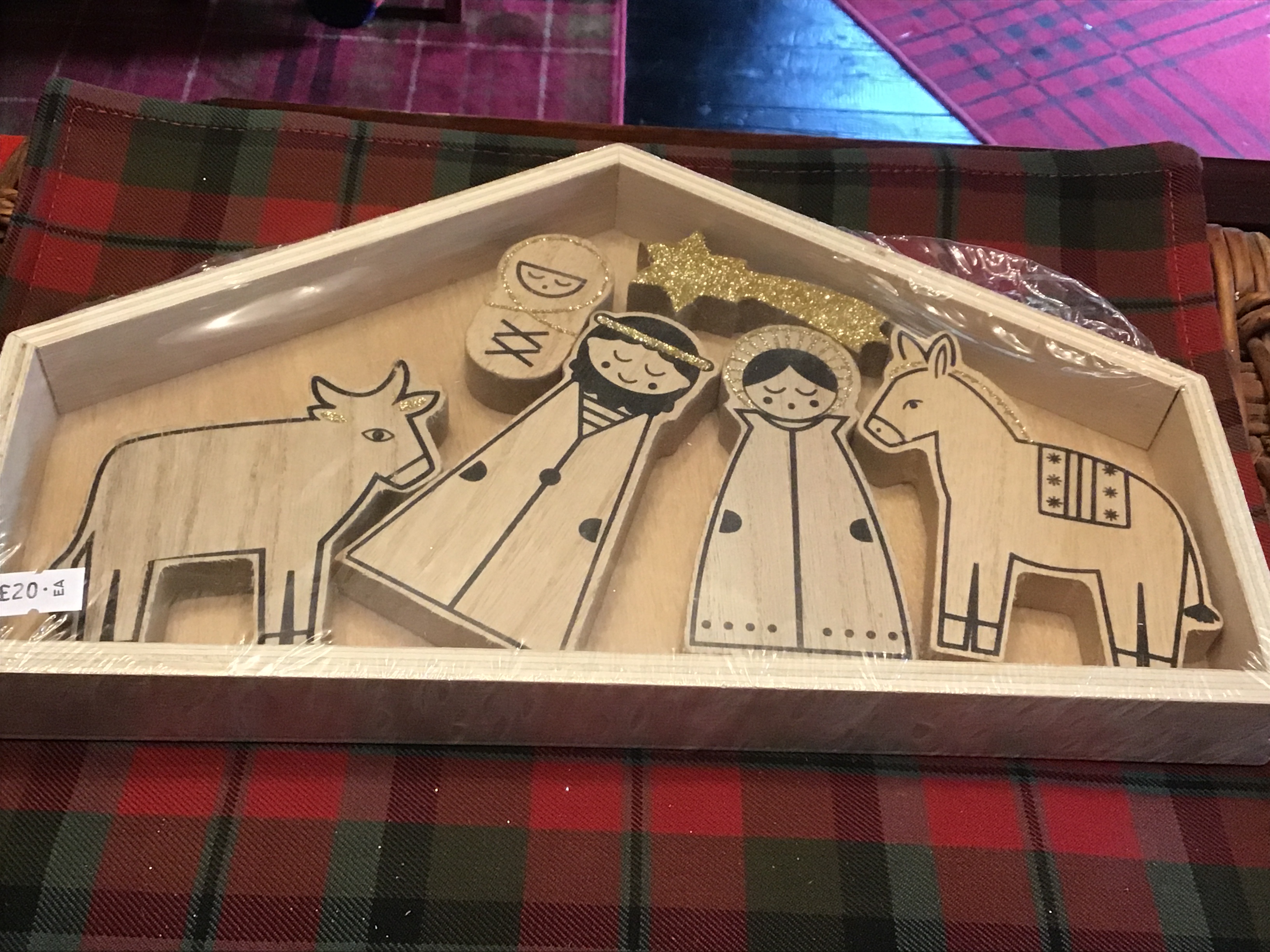 Wooden Nativity Set 