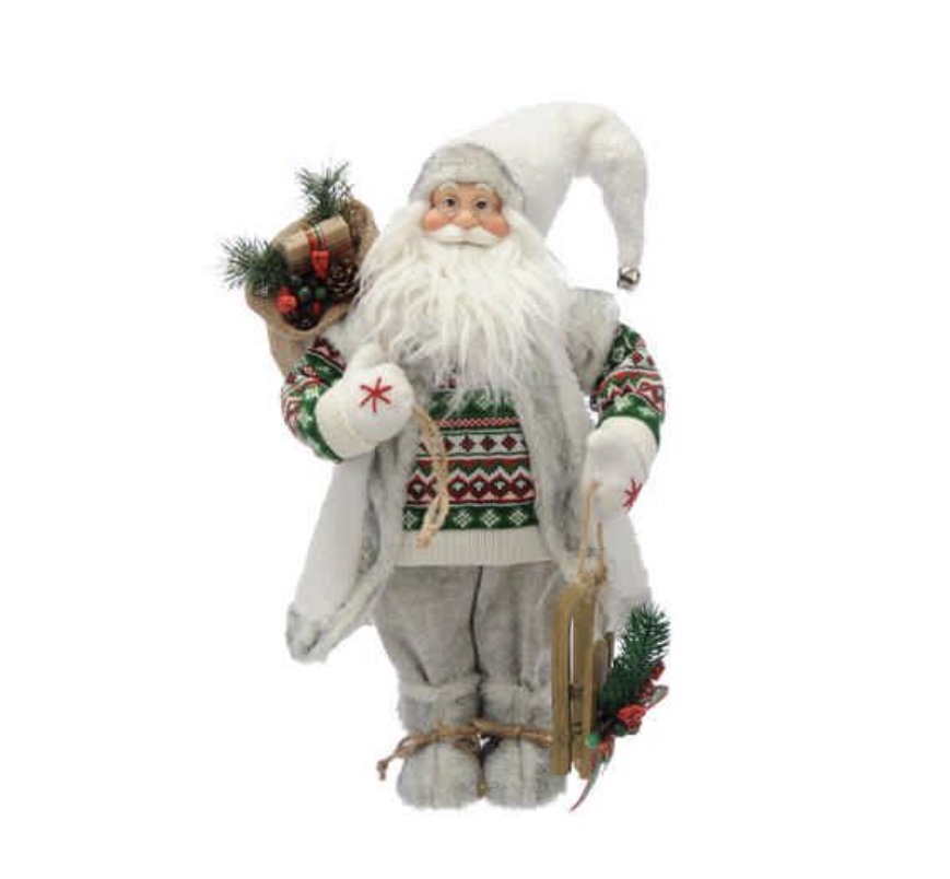 Standing Santa Nordic Jumper 45 cm