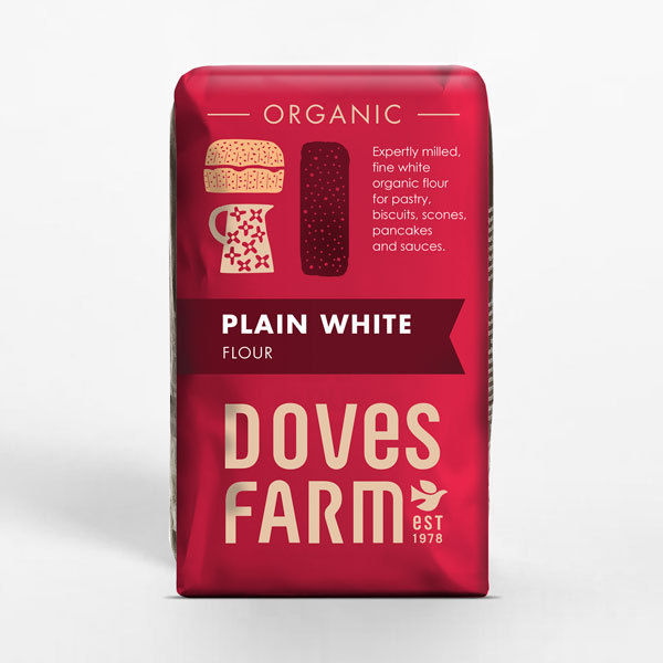 1KG Plain White Flour Doves Bag (organic)