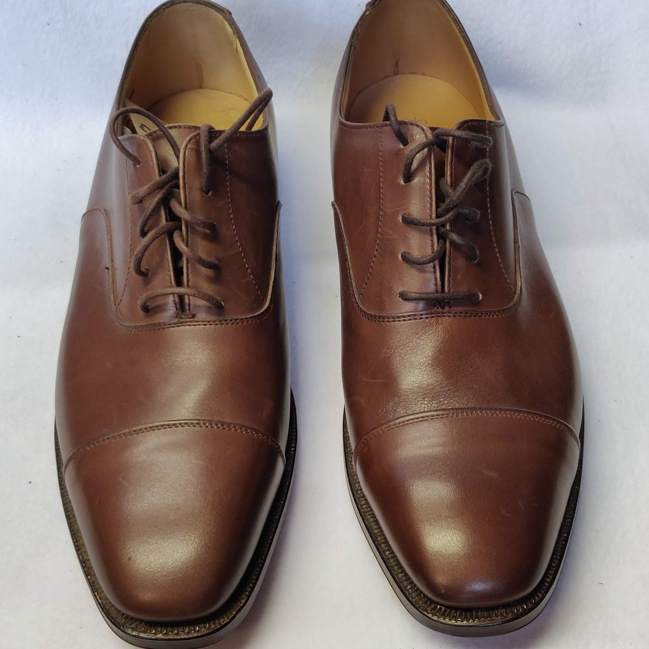 Gents Alfred Southwald Brown Oxfords Size 8