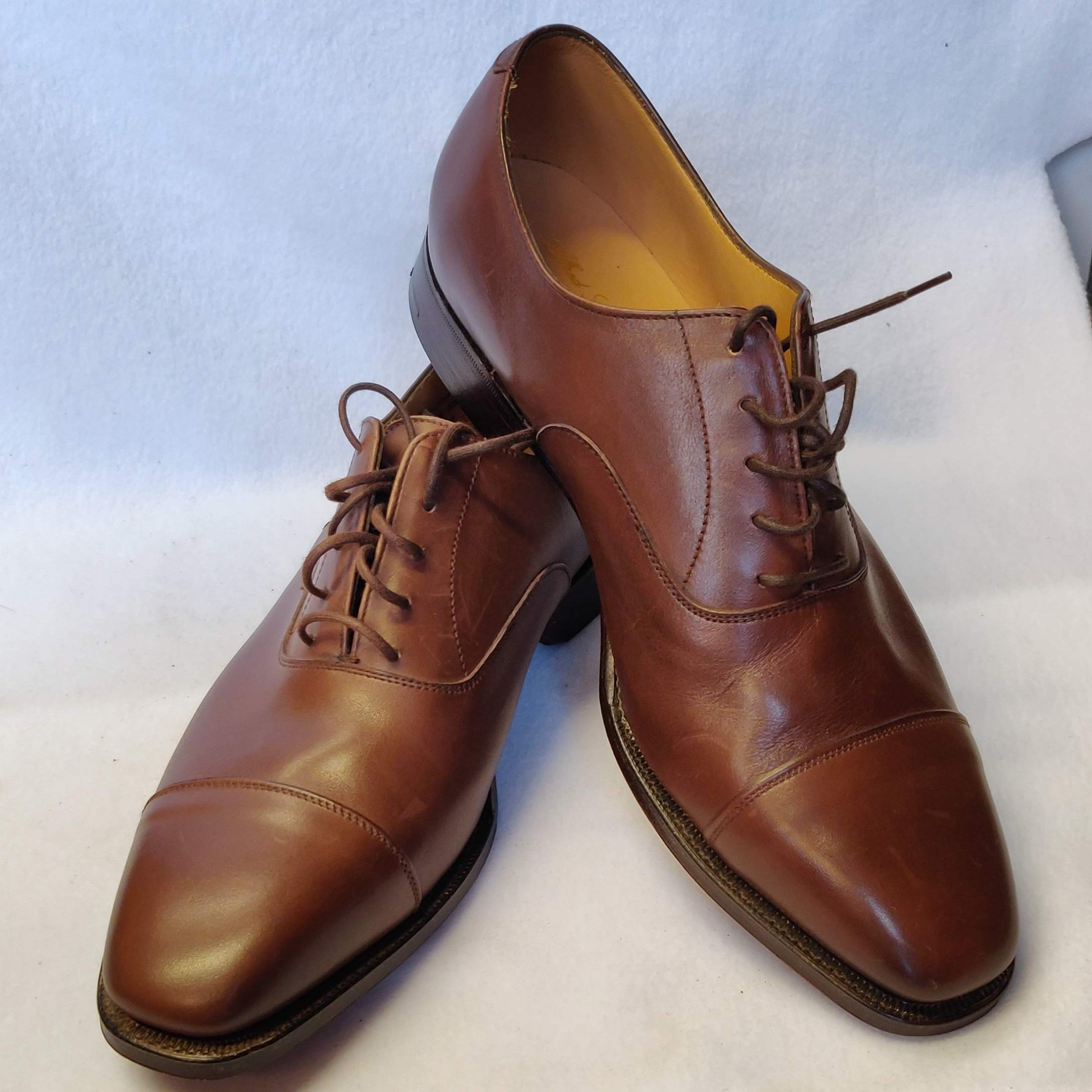 Gents Alfred Southwald Brown Oxfords Size 8
