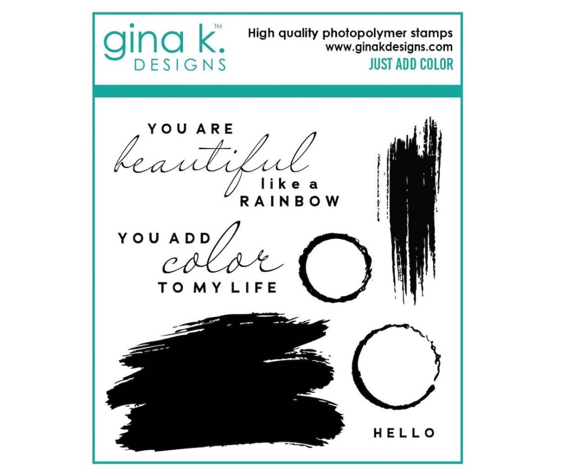 Gina k. DESIGNS - Mini Clear Stamps - Just Add Color