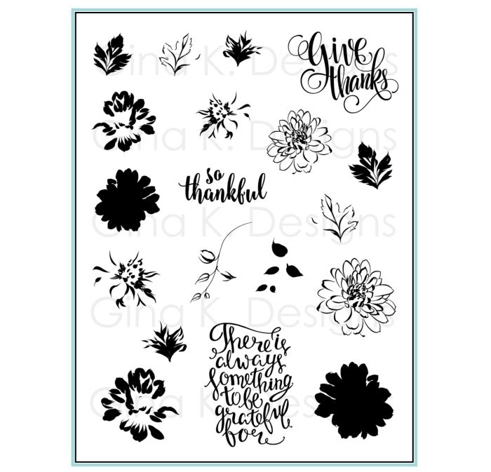 Gina k. DESIGNS - Stamp and Die set - Painted Autumn (2 valg)