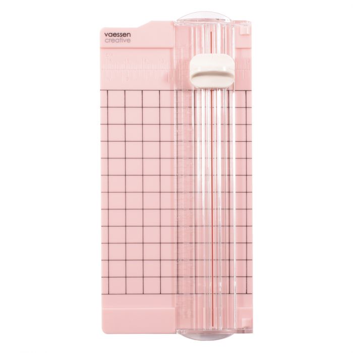 Vaessen Creative - Mini paper cutter 6,5x15,3cm pink
