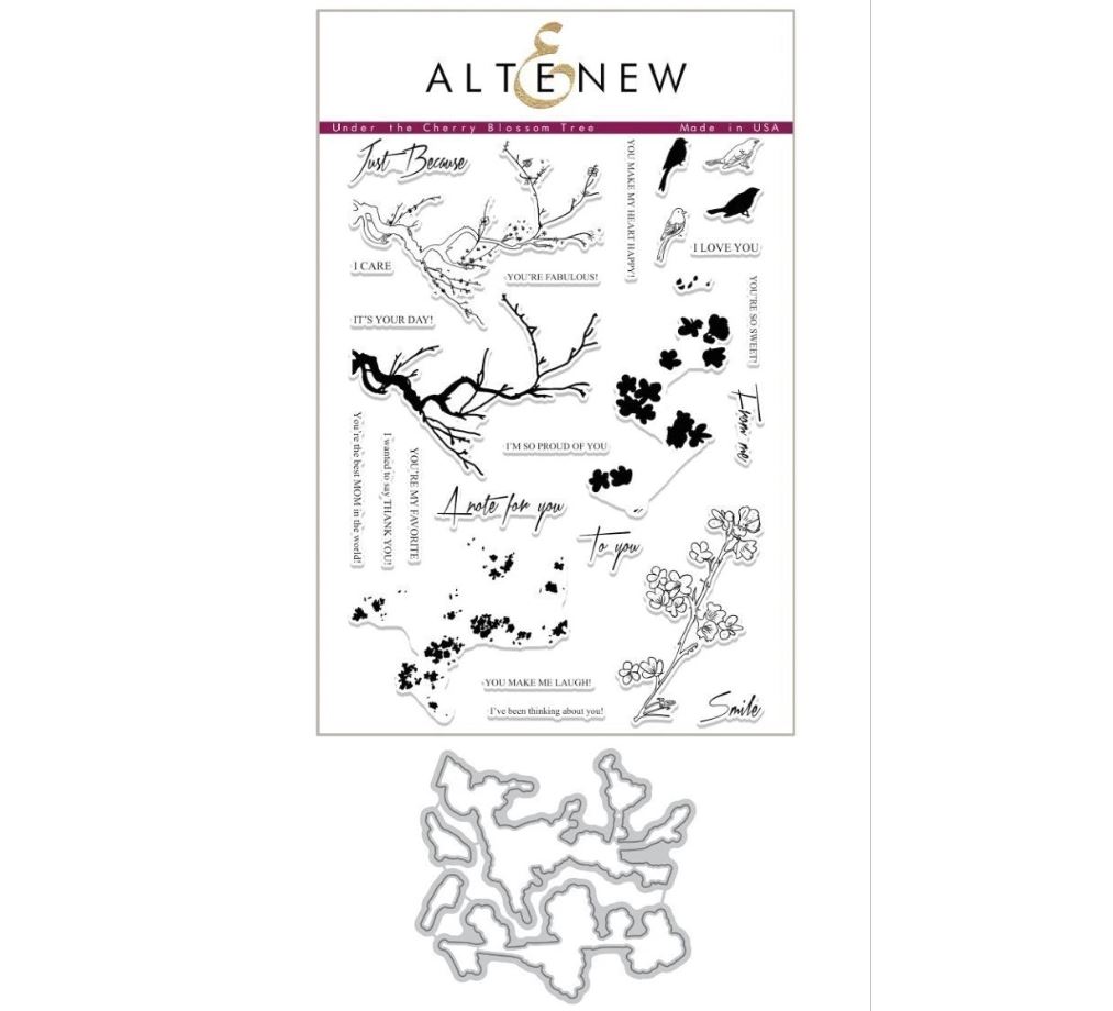 Altenew - Under the Cherry Blossom Tree Stamp & Die (2 valg)