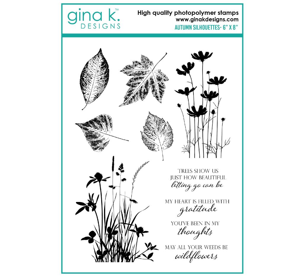 Gina k. DESIGNS - Clear Stamps - Autumn Silhouettes (GKDAS)