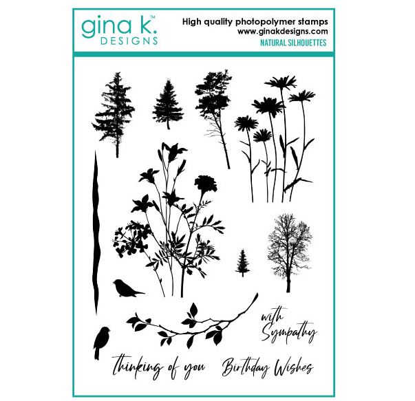 Gina k. DESIGNS - Clear Stamps - Natural Silhouettes (GKDNS)