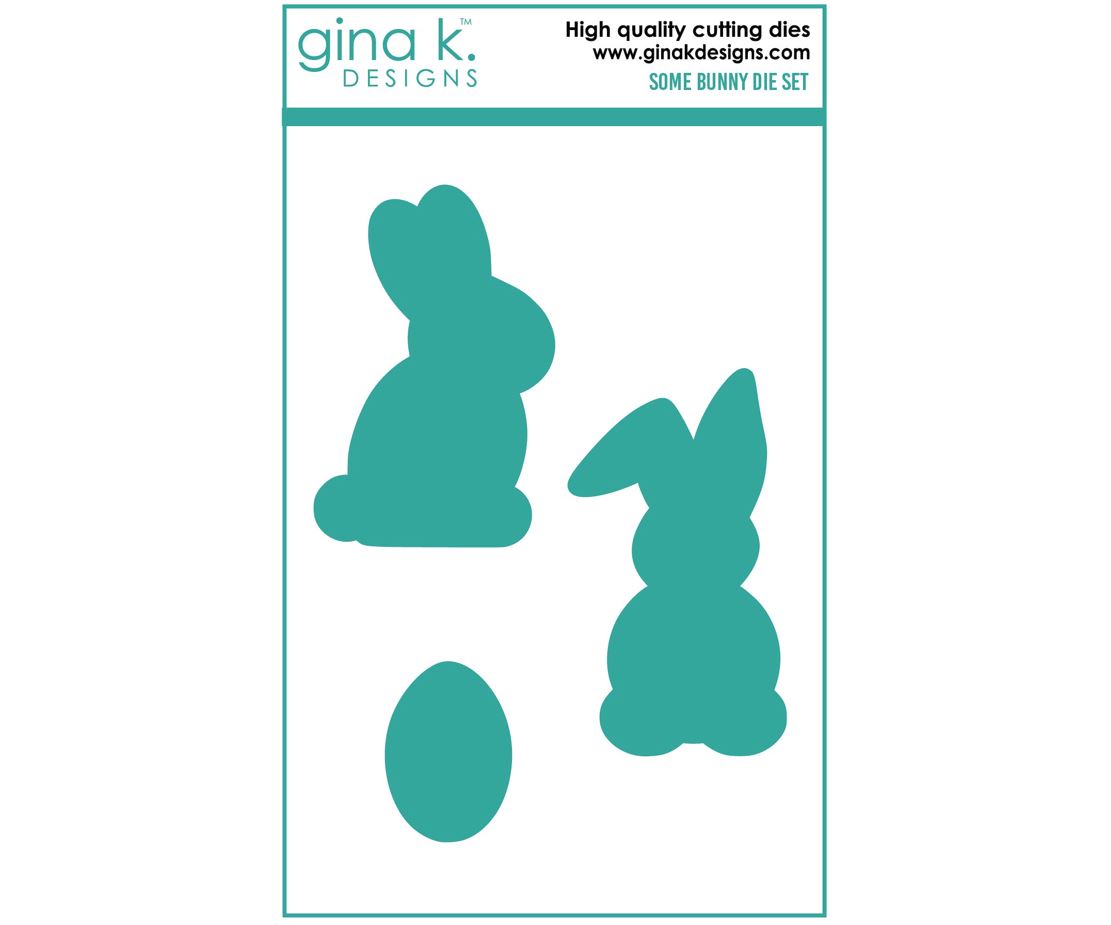 Gina k. DESIGNS - Stamp and Die set - Some Bunny (2 valg)