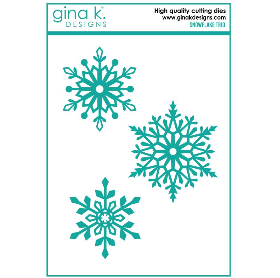 Gina k. DESIGNS - Die - Snowflake Trio Set (DIE0131)