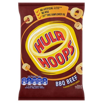 HULA HOOPS BARBEQUE BEEF 34G