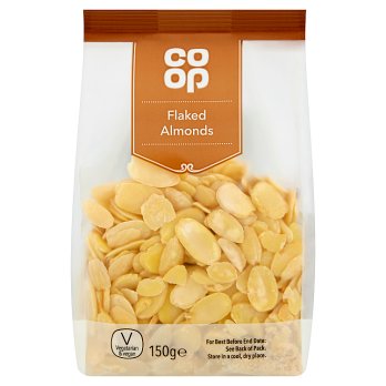 CO-OP FLAKED ALMONDS 150G