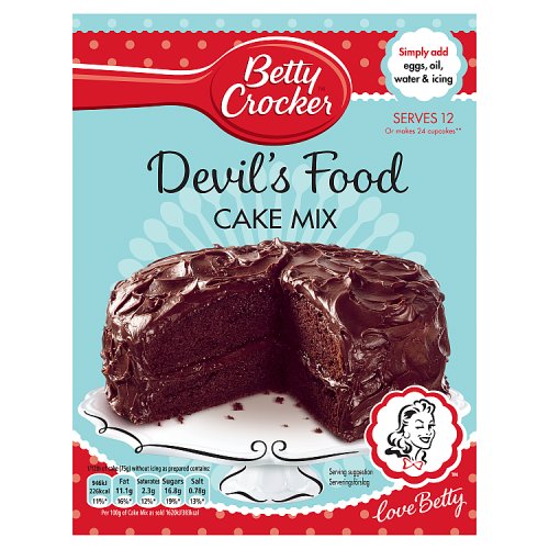 BETTY CROCKER DEVILS FOOD CAKE MIX 425G