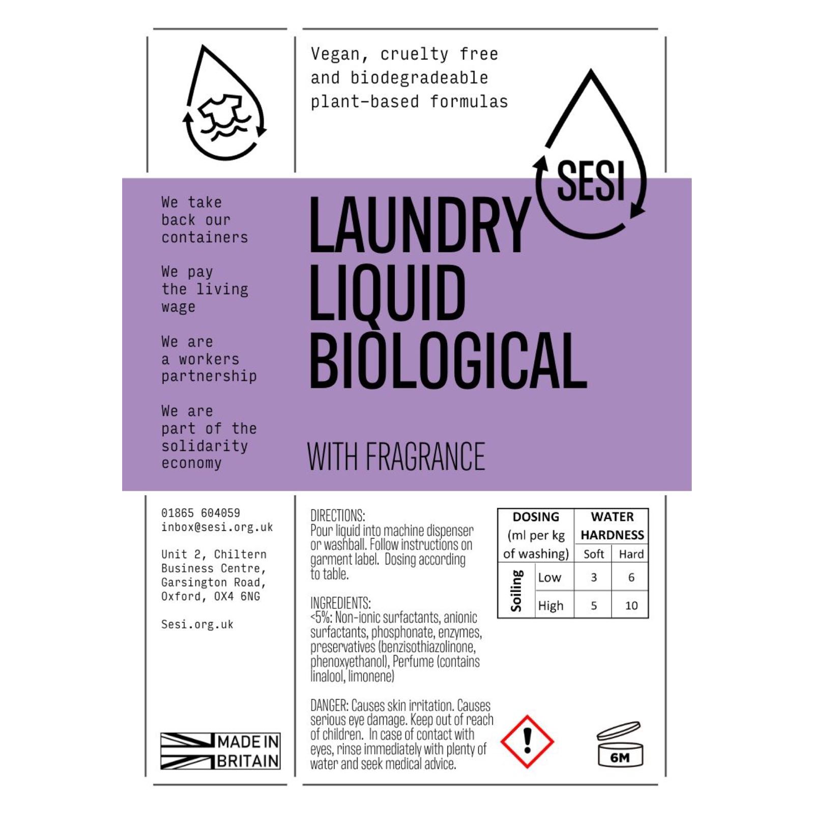 Biological Laundry Liquid | Sesi